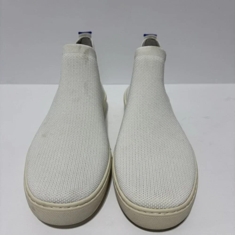 Rothy’s Women’s The Chelsea Boots White, Size 8.5 M